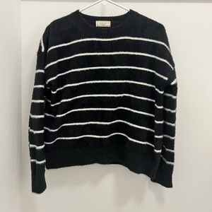 Sage the label black striped sweater